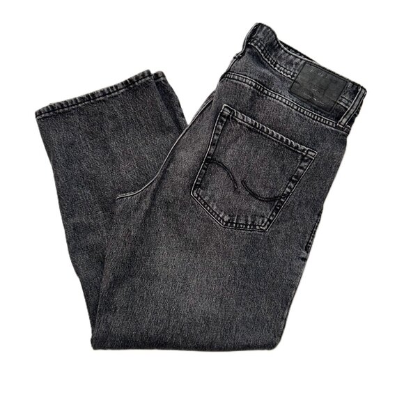 Jack & Jones JJIEddie JJOriginal Baggy Jeans - Black - 34Wx27L - Picture 2 of 15